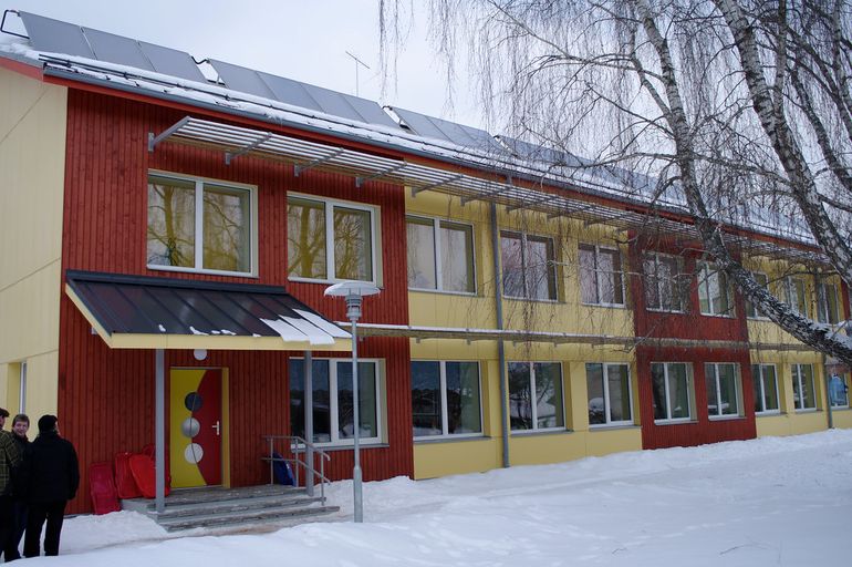 Современное здание с инженерией пассивного дома и приточно-вытяжной вентиляцией