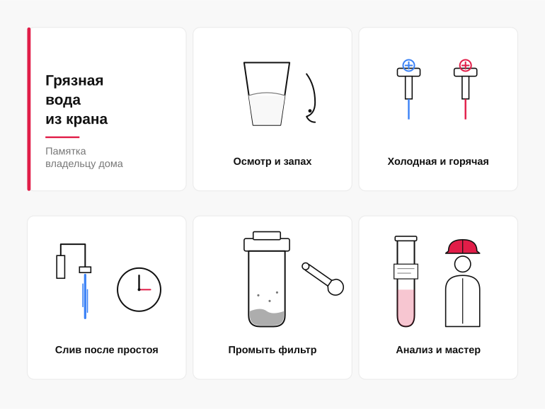Памятка владельцу: грязная вода из крана