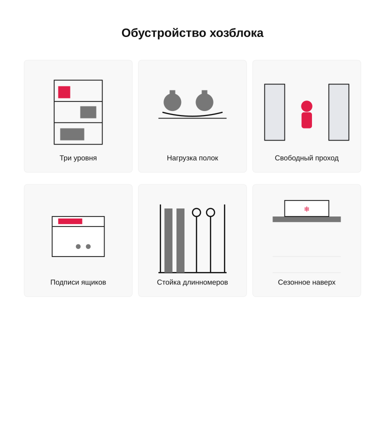 Памятка по организации хозблока