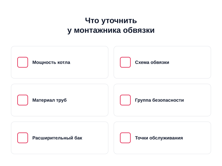 Памятка: что уточнить у монтажника обвязки